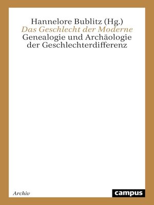 cover image of Das Geschlecht der Moderne